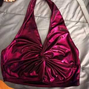 Halter retro top